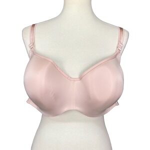 Torrid Curves Bra Womens 50B Beige‎ Pink Lined Full Coverage Balconette NWT